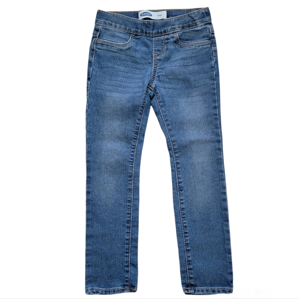 OLD NAVY Skinny Pull On Medium Wash Jeans Size S (6-7)